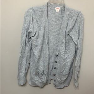 Gray Cardigan (CHILD LARGE-fits adult small)